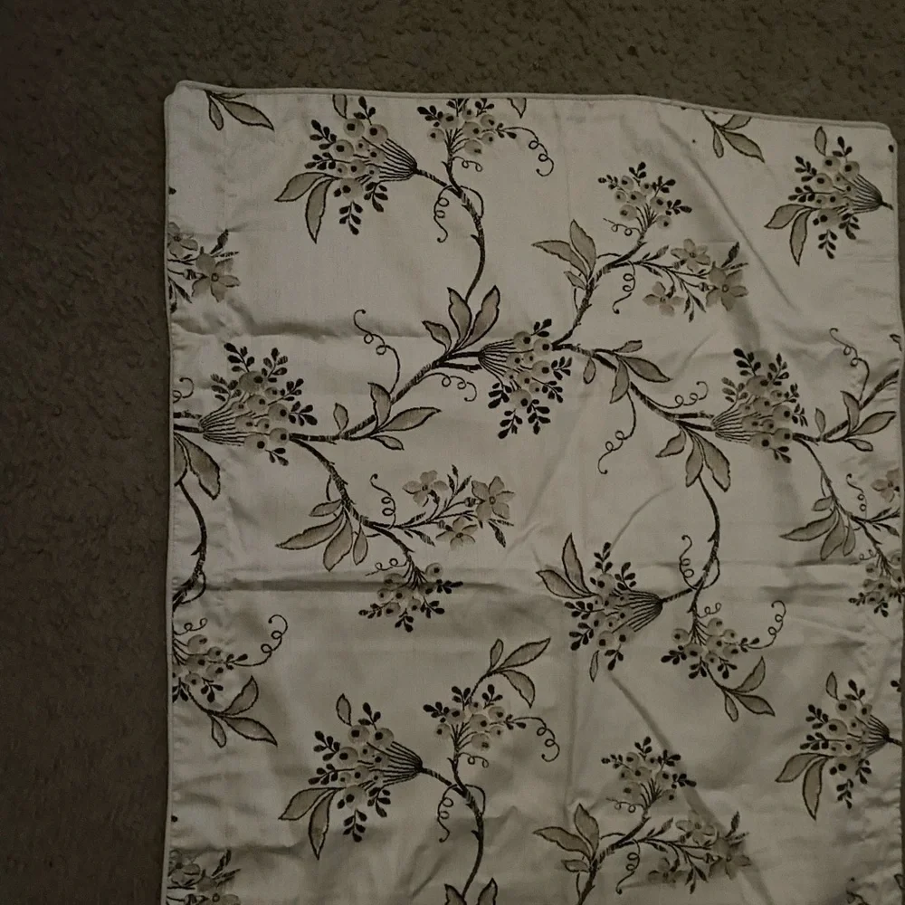 Lauren Ralph Lauren Plage d'Or Floral Sateen Beige Brown Pillow Standard Sham
